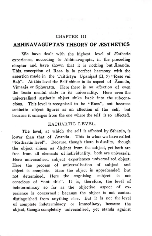 Comparative Aesthetics ( Indian Aesthetics) Vol I